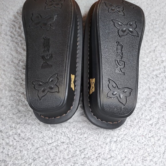 Alegria Classic Clog Sandal Women EU 36 / US 6 Bronze Metallic Leather ALG-201 - Picture 15 of 16